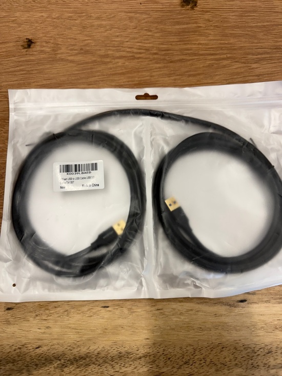 Other - Black USB Cable 10 feet- Gold Connector Tips